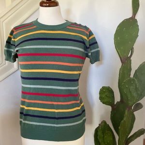 ModCloth hunter green sweater shirt